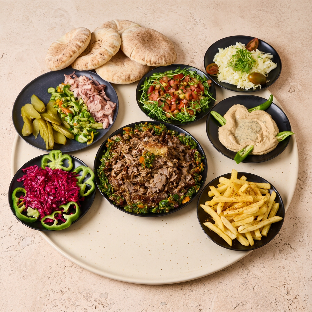 צלחת שווארמה, גדול