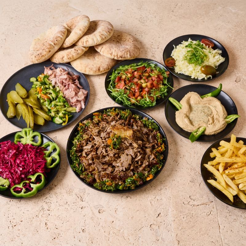 צלחת שווארמה, קטן, מנה בתפריט שווארמה רונן